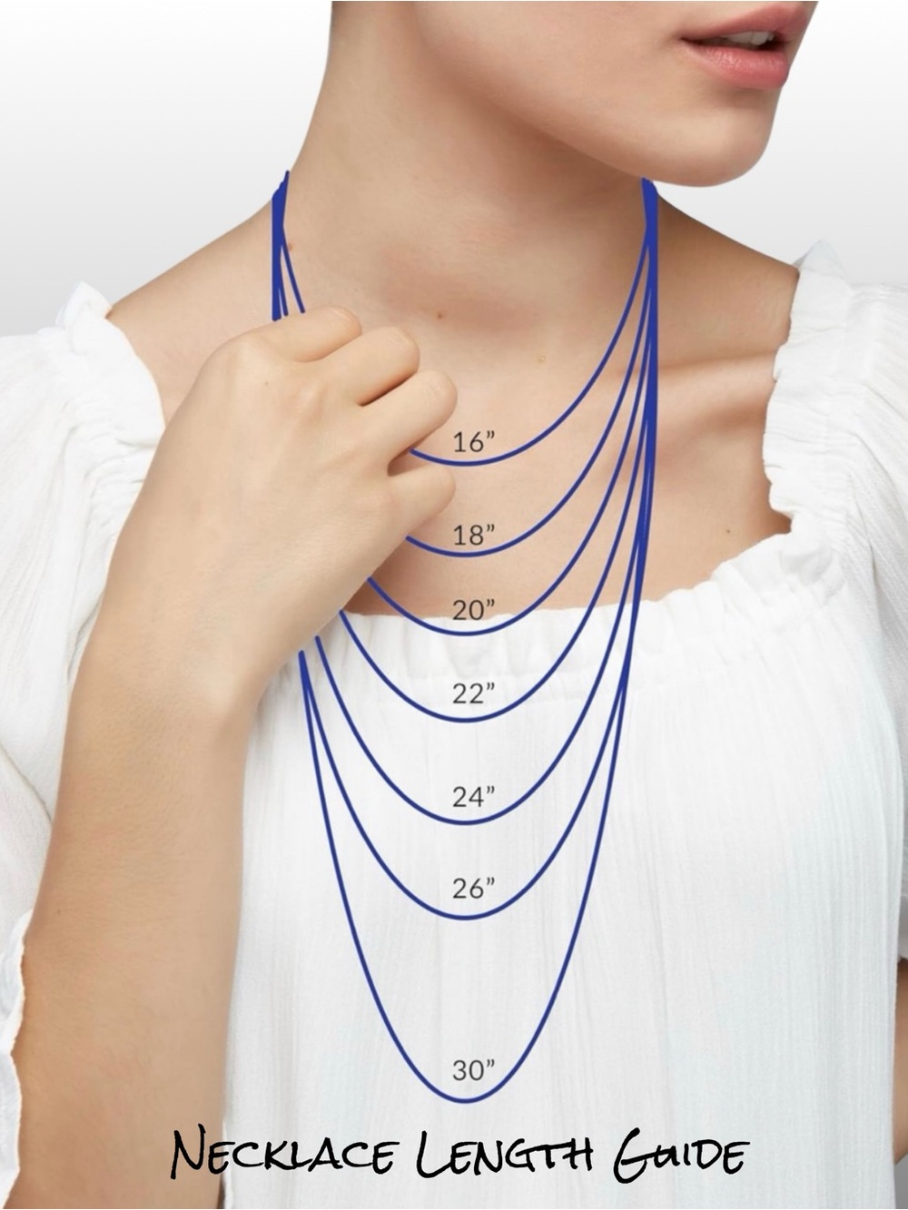 🤍 Necklace Length Guide 🤍